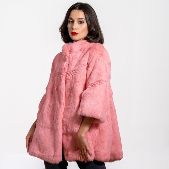 Pink Rabbit Swing Coat - Picture 3 of 4